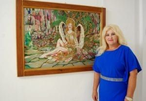 Співавторка виставки Людмила Креховецька