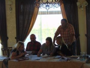 Робочі моменти навчальних майстерень долинян