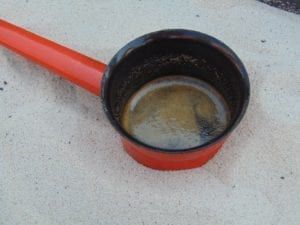 Дуже смачна кава, заварена на піску