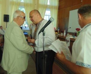 Вручення звання "Почесний громадянин міста Долини" Степану Янковському