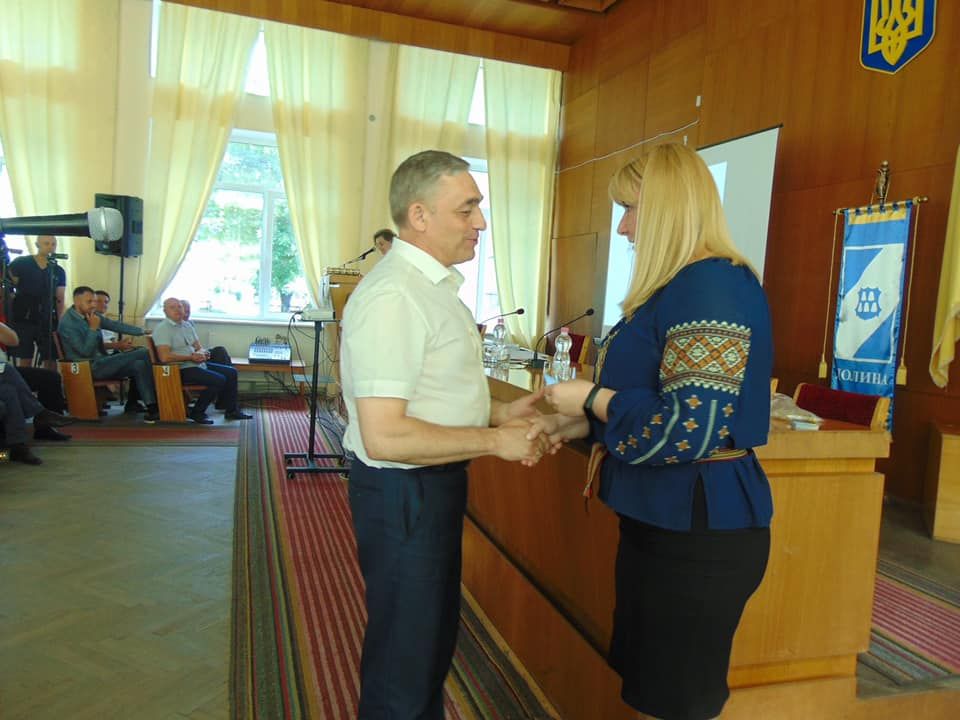 Привітання новообраному секретарю ради Віктору Гошилику